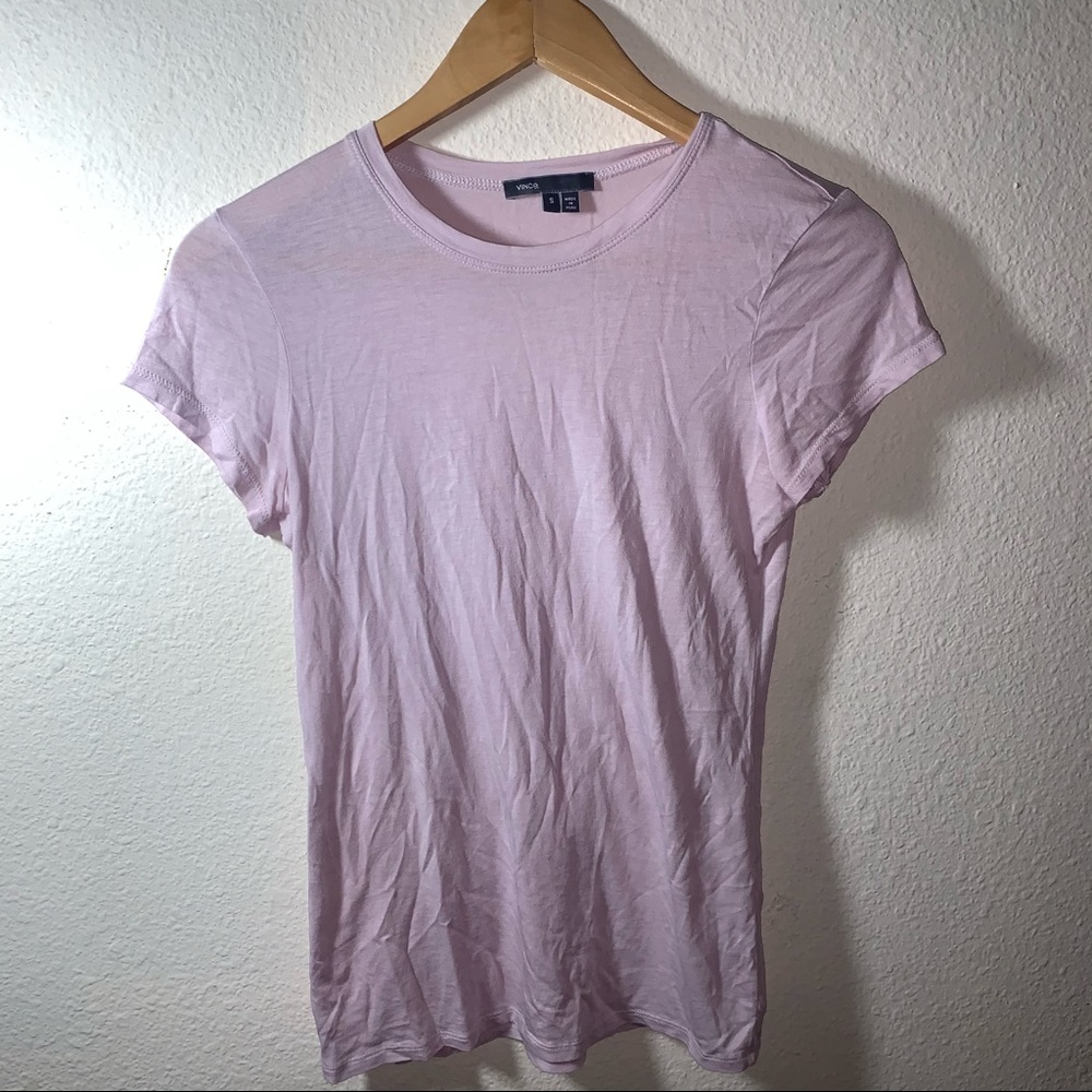 Vince Lightweight Lavender Cotton Top Size Small